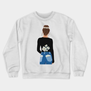 Spring girl Crewneck Sweatshirt